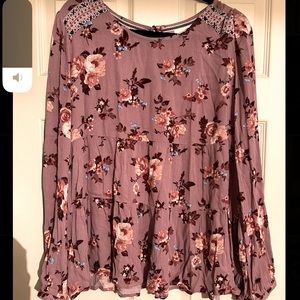 Knox Rose Peasant Top Blouse